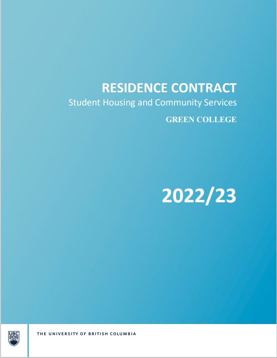 UBC Housing Contracts