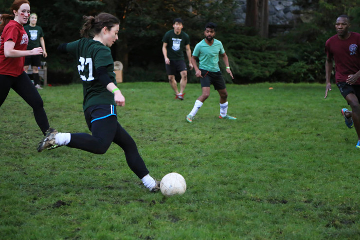 Green College St. John's soccer